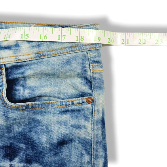 Anthropologie Pilcro Tie Dye Boho Slim Boyfriend Jeans Womens Sz 32 Inseam 30" - Picture 10 of 14